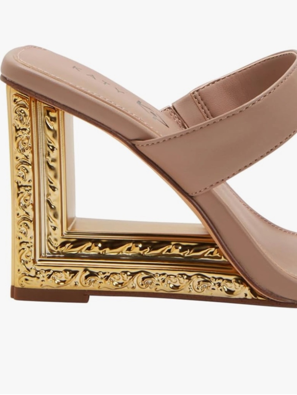 Katy Perry Women's Framing Two Band Wedge Sandals NWB - Picture 4 of 5